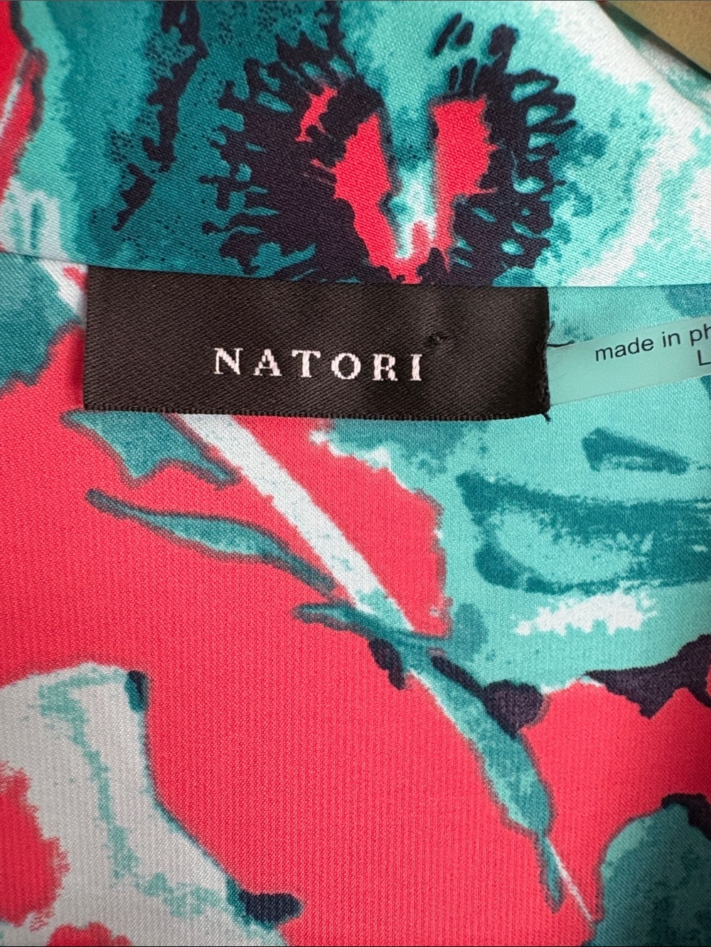 🆕 NATORI Bloom Floral Satin 3 piece Lounge/Sleep Set - Picture 5 of 13